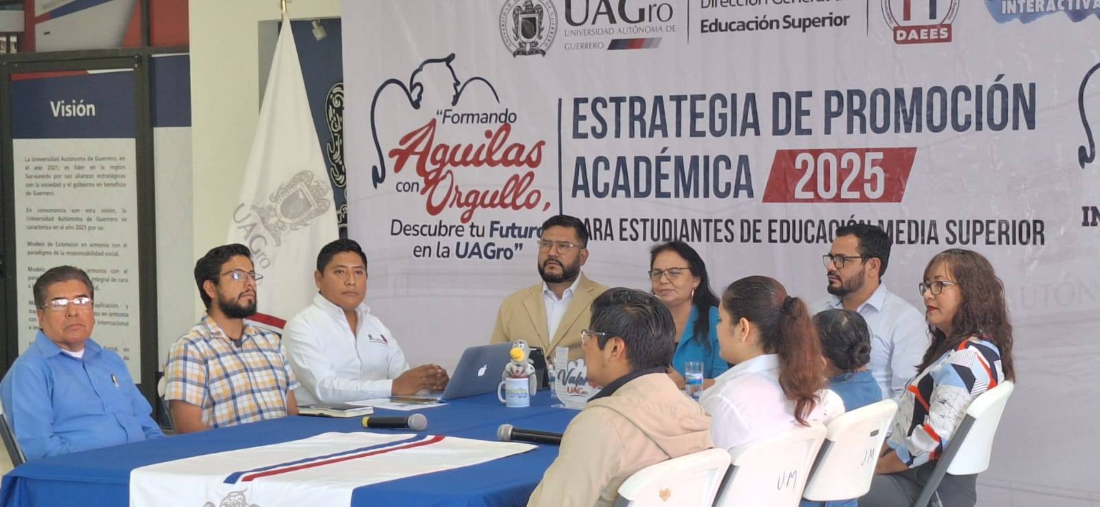 Inauguración de la 𝐄𝐬𝐭𝐫𝐚𝐭𝐞𝐠𝐢𝐚 𝐝𝐞 𝐏𝐫𝐨𝐦𝐨𝐜𝐢ó𝐧 𝐀𝐜𝐚𝐝é𝐦𝐢𝐜𝐚 𝟐𝟎𝟐𝟓  “𝐅𝐨𝐫𝐦𝐚𝐧𝐝𝐨 Á𝐠𝐮𝐢𝐥𝐚𝐬 𝐜𝐨𝐧 𝐎𝐫𝐠𝐮𝐥𝐥𝐨, 𝐃𝐞𝐬𝐜𝐮𝐛𝐫𝐞 𝐭𝐮 𝐅𝐮𝐭𝐮𝐫𝐨 𝐞𝐧 𝐥𝐚 𝐔𝐀𝐆𝐫𝐨.”